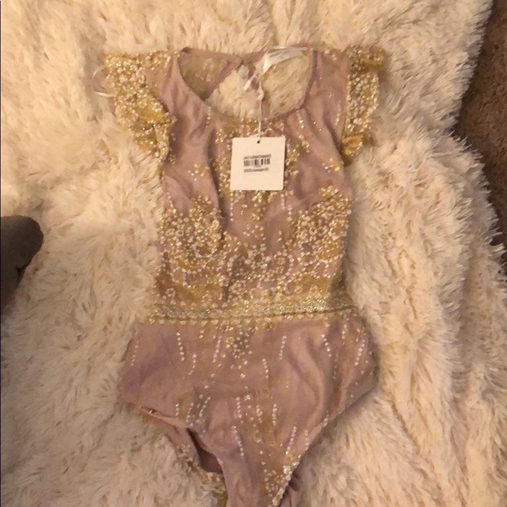 New with tags detailed bodysuit